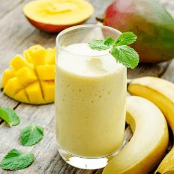 Trío de Mango, Plátano y Leche