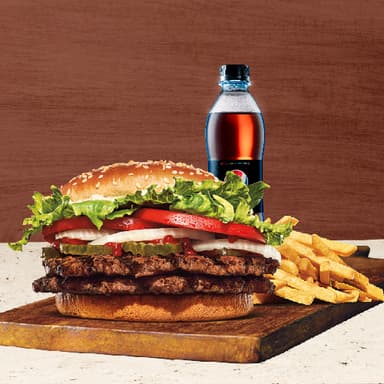 Combo Whopper Doble
