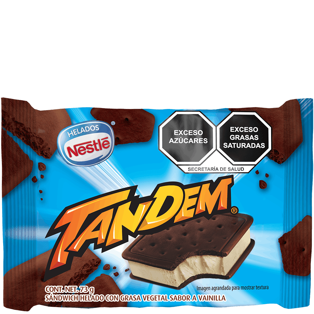 SANDWICH NESTLE TANDEM SABOR VAINILLA 24/73G NAL