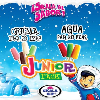 Combo-2 Junior Pack 40 Paletas Mini