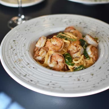 Pasta en Crema de Chipotle (Camarones)