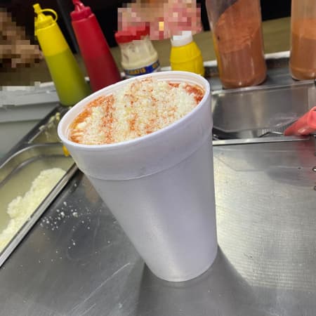 Elote en Vaso de Litro