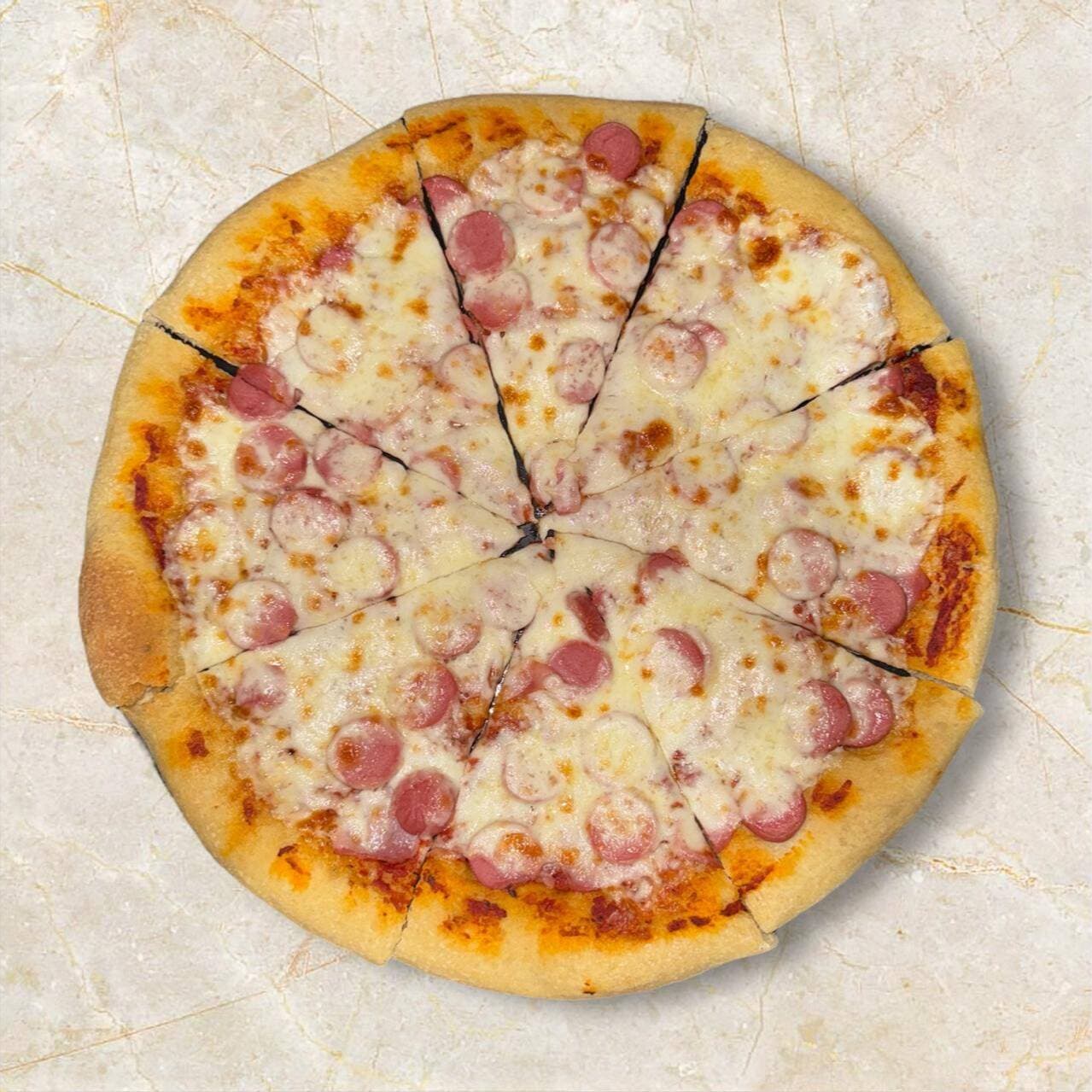 PIZZA DE SALCHICHA