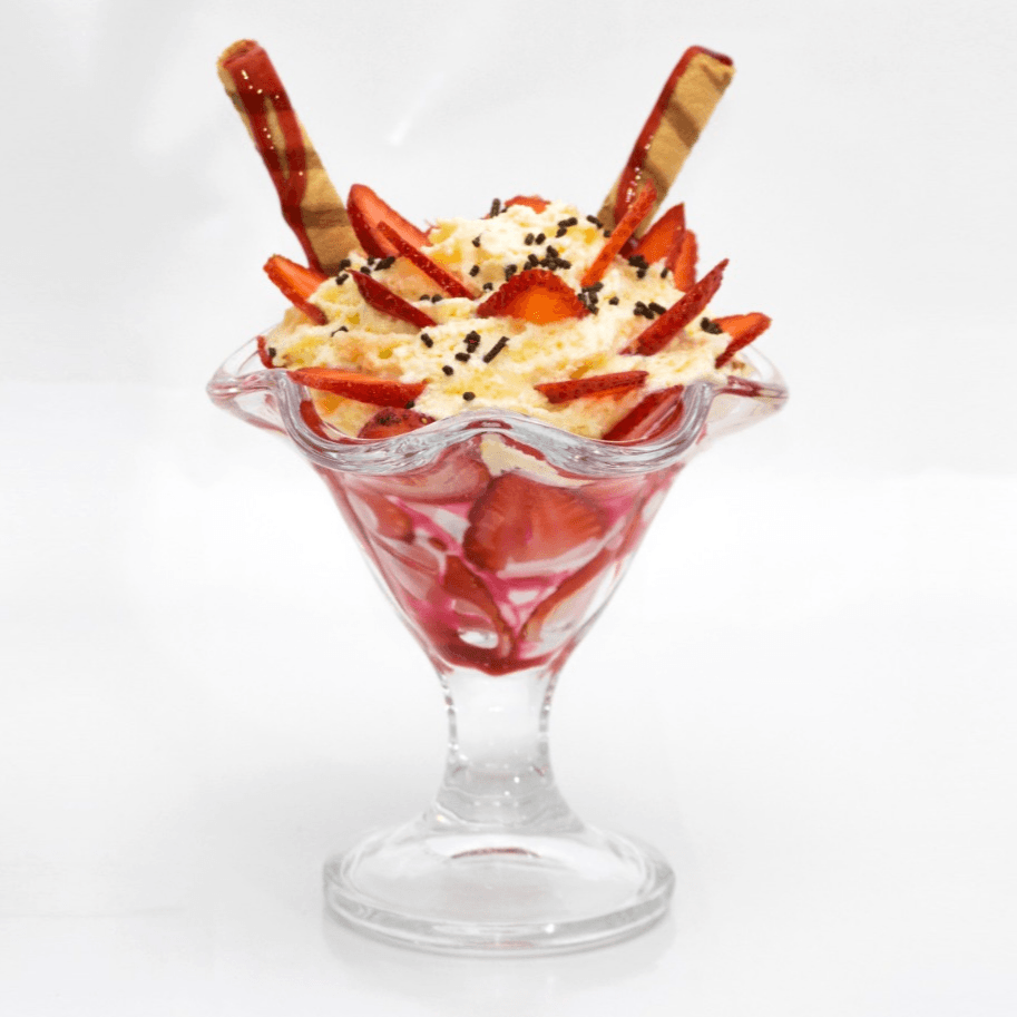 Fresas con Helado