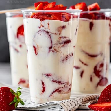FRESAS CON CREMA JUMBO!