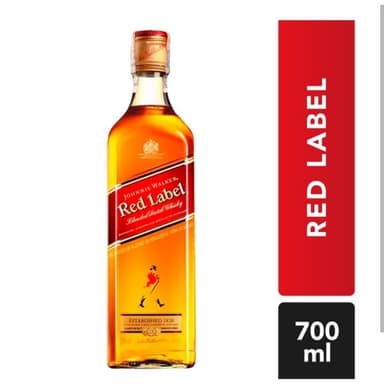 Botella Whisky Johnnie Walker Red Label 700ml