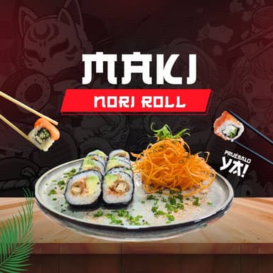 Nori Rolls 12 Uds