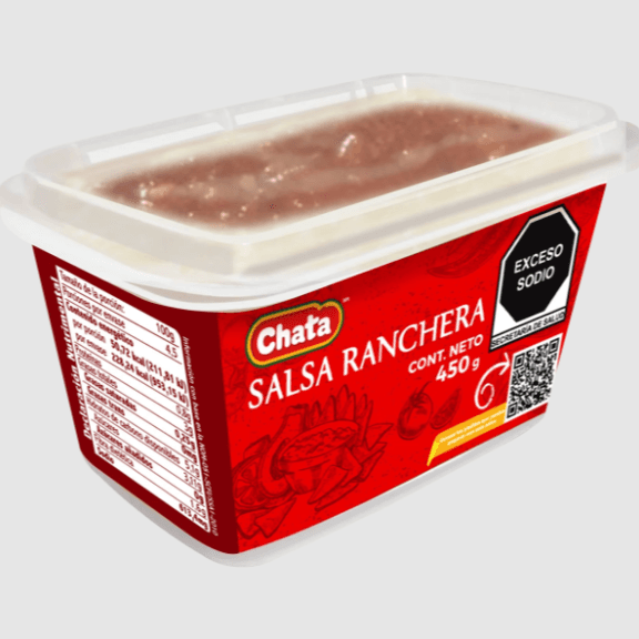 SALSA RANCHERA CHAROLA CUADRADA 450G