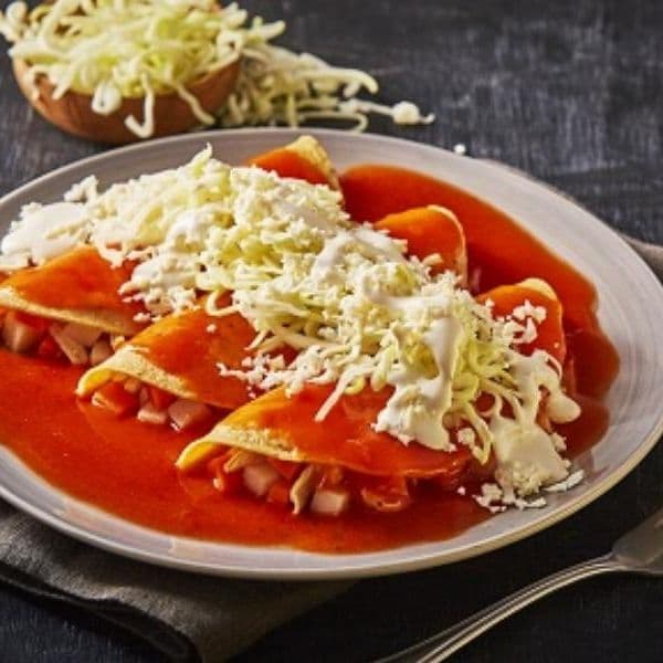 ENCHILADAS ARRIERAS  + POSTRE SORPRESA