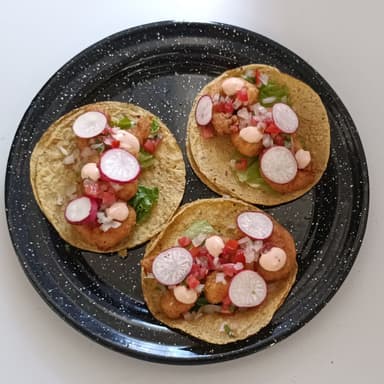 Taco de Camarón Empanizado