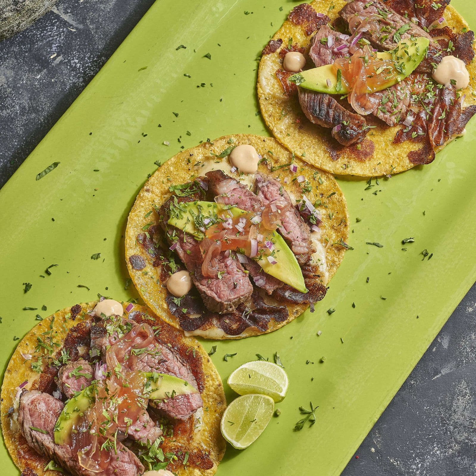 Quesitacos con picanha