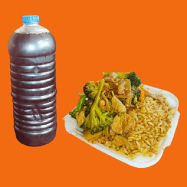 Combo charola sencilla + medio litro de agua