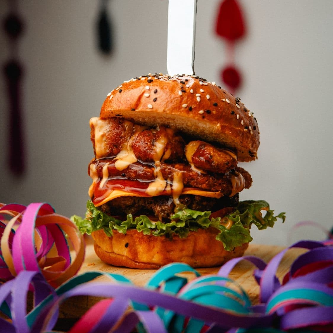 Burger Texas + 120 Gr de Papas