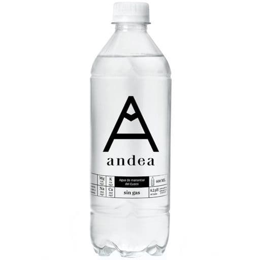 Agua Andea sin Gas Plástico 600 ml