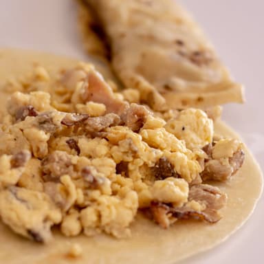 Burrito de Huevo con Tocino