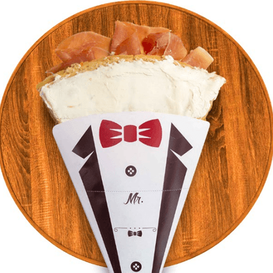Crepa de Serrano con Philadelphia