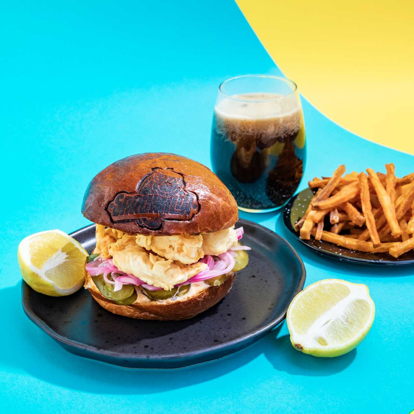 Combo Crispy Shrimp Sándwich
