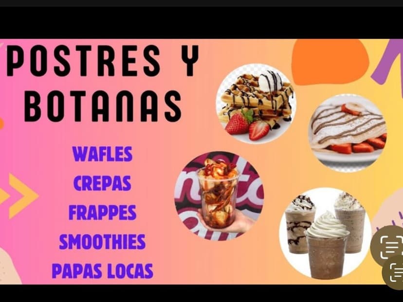 Postres y Botanas
