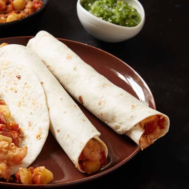 Burrito de Pescado Capeado con Queso