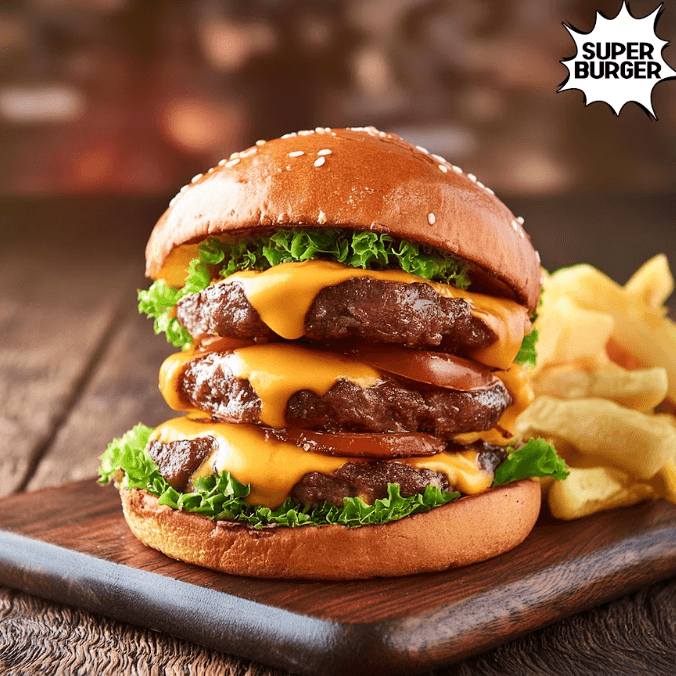 Triple Burger.