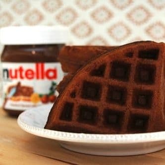 Waffles con NUTELLA