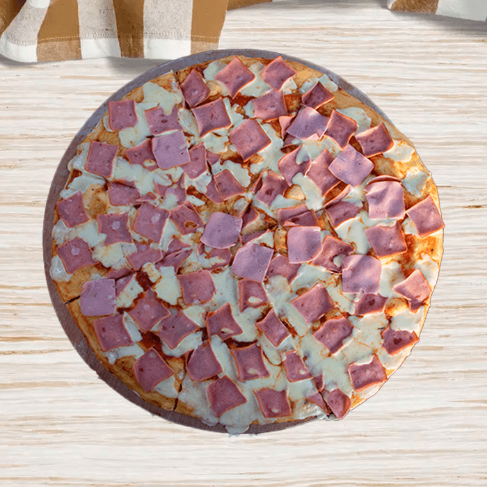Pizza Grande Jamón y Queso