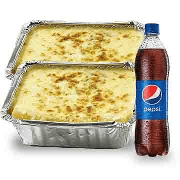 2 Lasagnas + Pepsi 750 ml