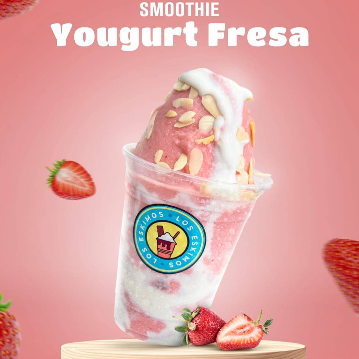 Smoothie de Yogurt de Fresa