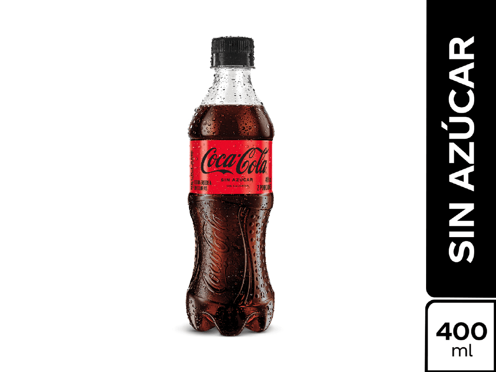 Coca Cola sin azúcar 400 ml