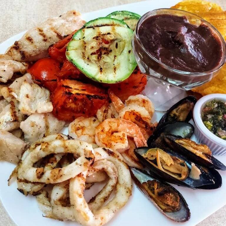 Parrillada de Mariscos, Para 2 Personas