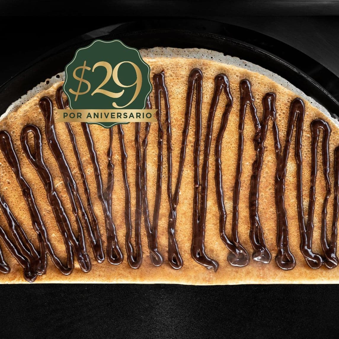 Crepa de Chocolate Amargo