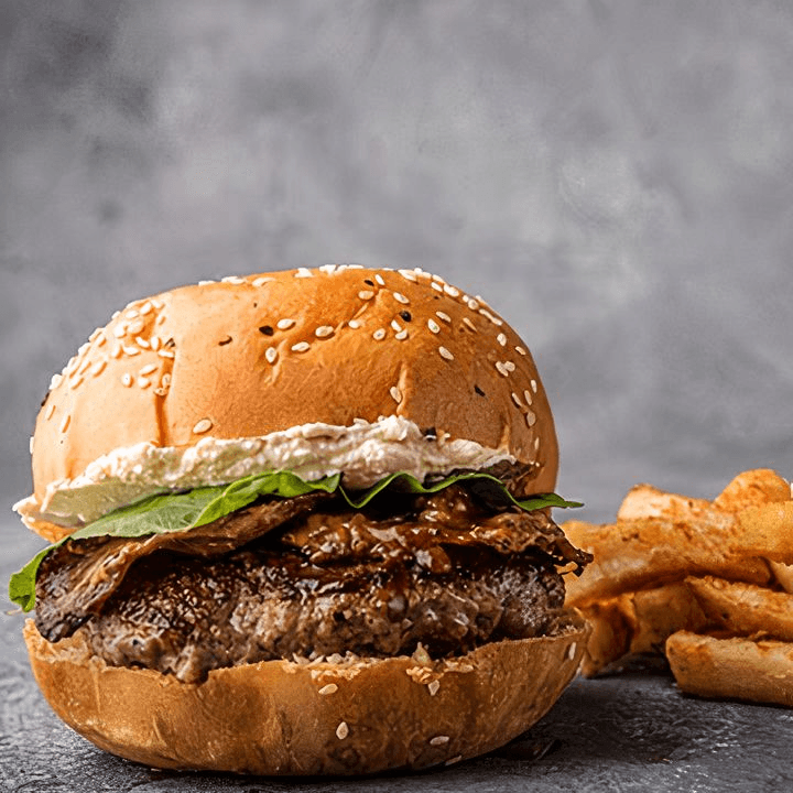 Combo Burger Bacon Philadelphia + Papas