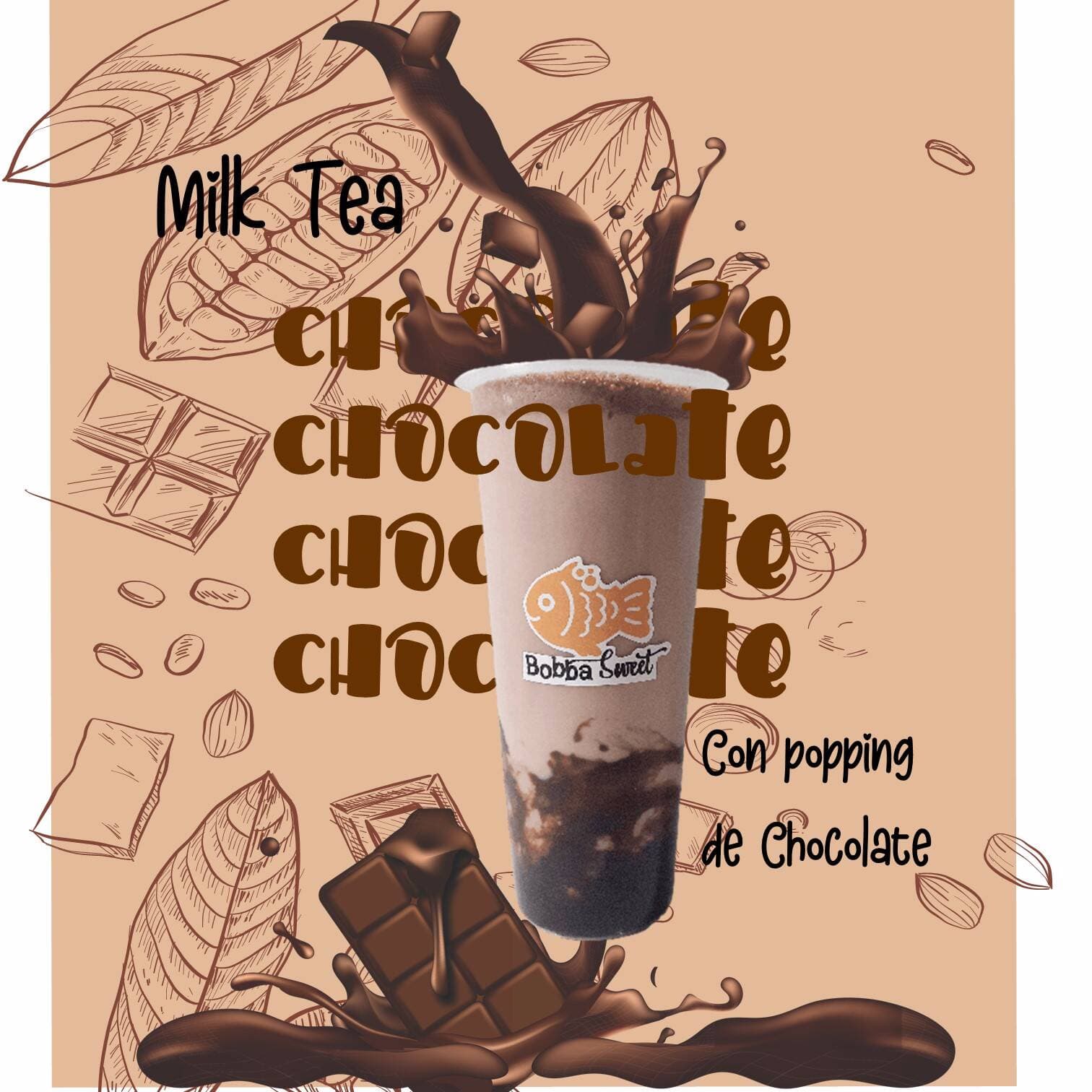 Milk Tea Choco-Popping