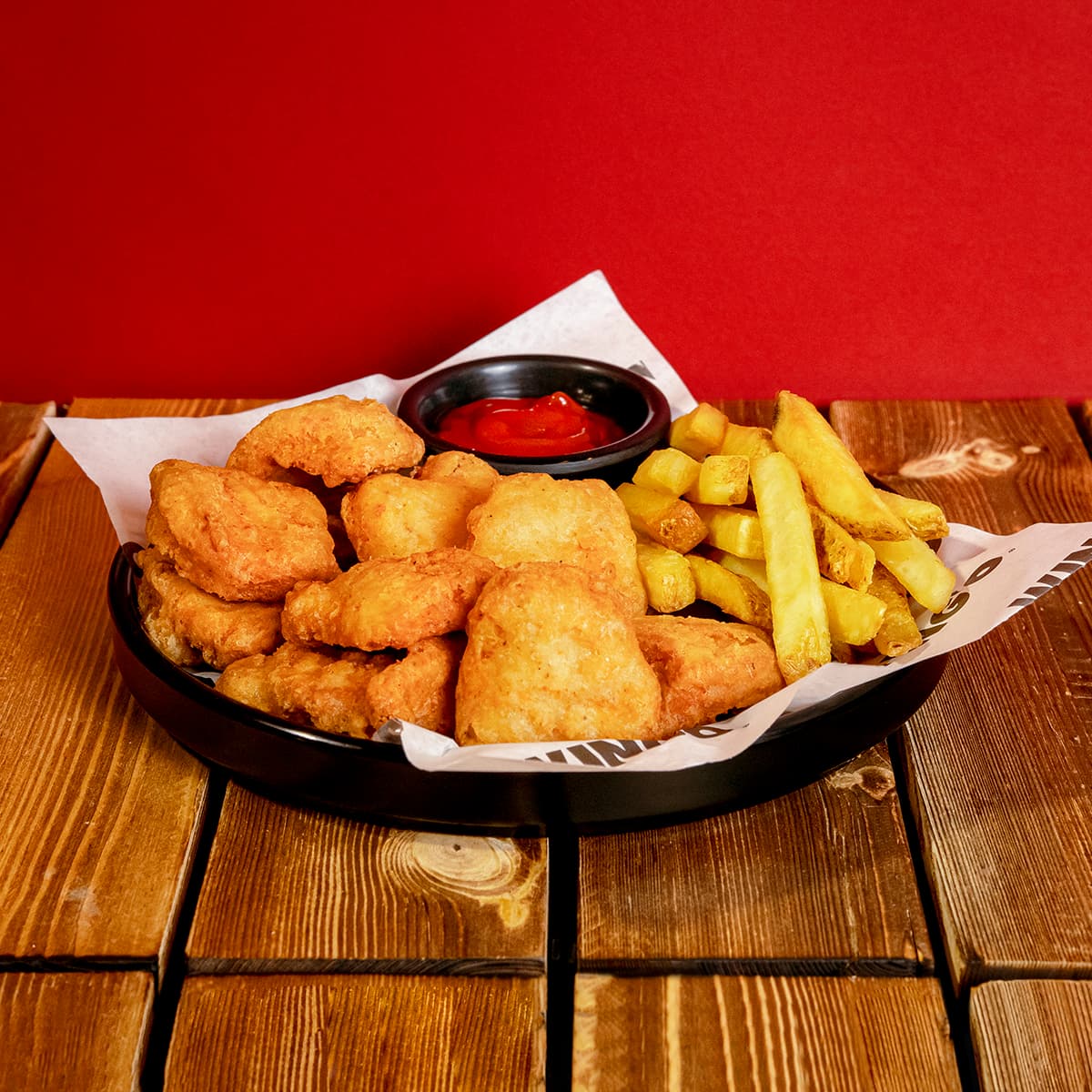 Nuggets (10) con papas
