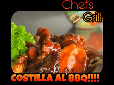 1/4 de Kilo de Costilla a la BBQ