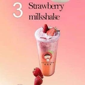 3. Strawberry Milkshake