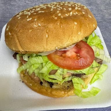 Hamburguesa de Carne de Res Receta Casera