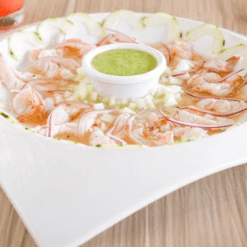Camarones al Aguachile