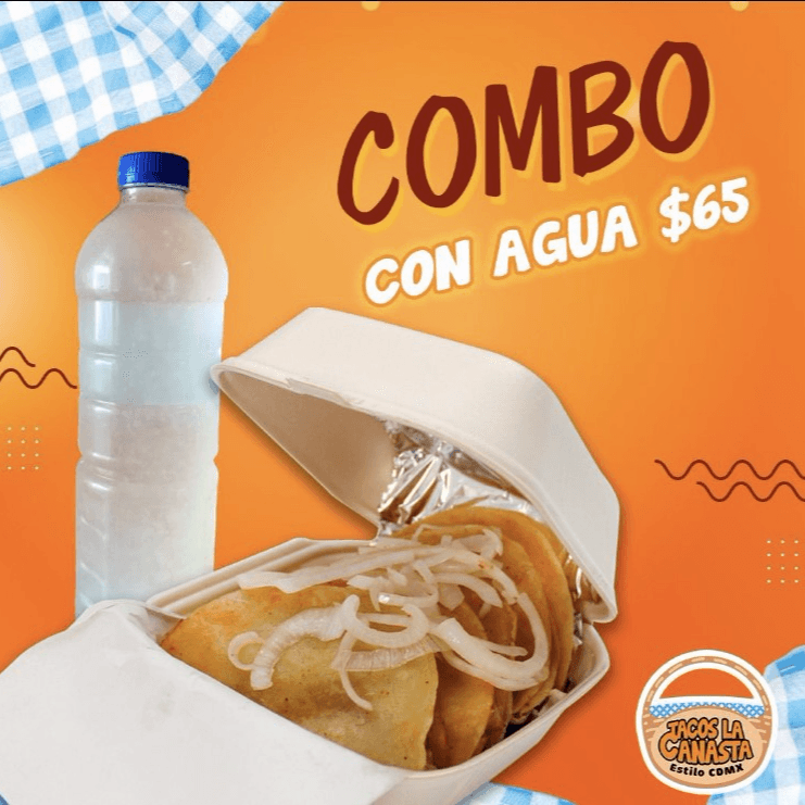 Combo con Agua de Limón