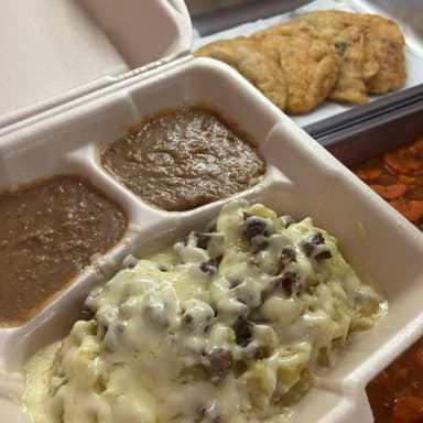 Papa con Carne Asada