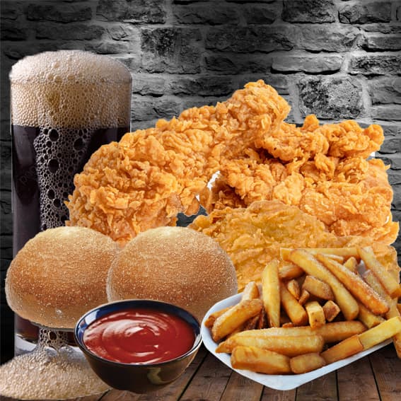 Combo Pollo Frito 3 Piezas
