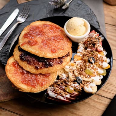 Hot Cakes Compuestos de 3 Piezas