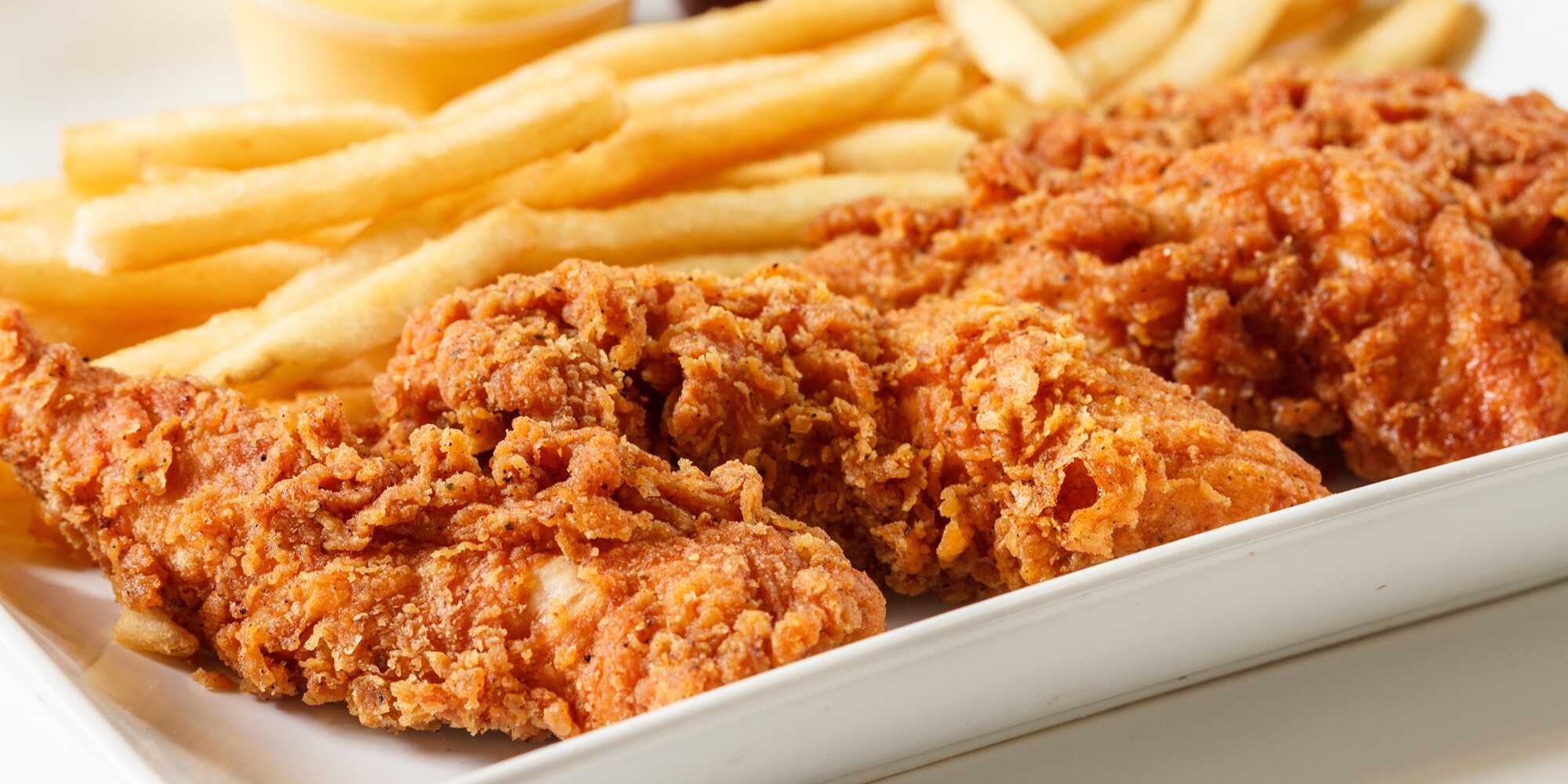 6 Chicken Tenders con Papas