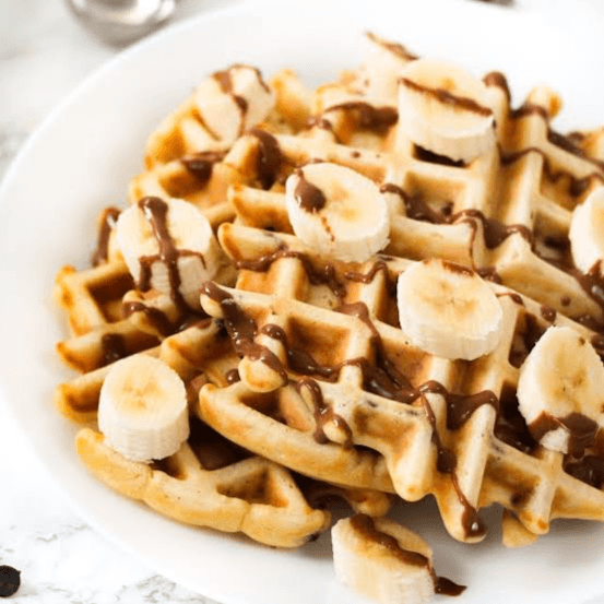 WAFFLES CON CHOCOLATE