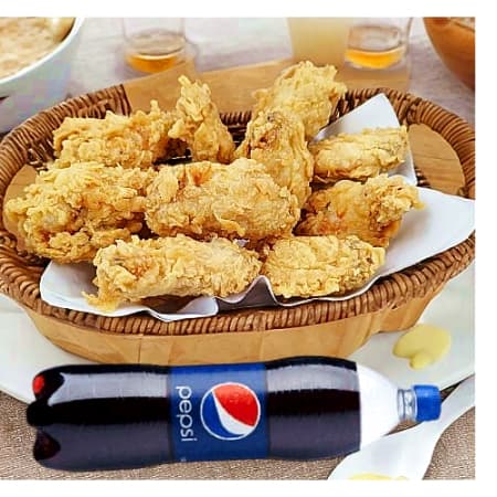 Pollo Pio Crispy 5 pzas más Pepsi 1 L