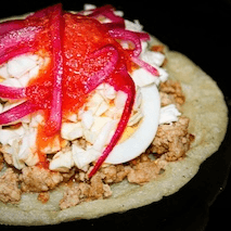 Salbute de Picadillo con Verdura