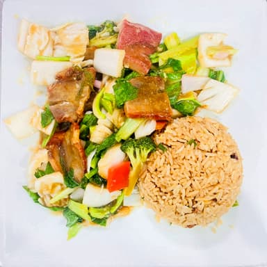 Menú Chancho con Verduras