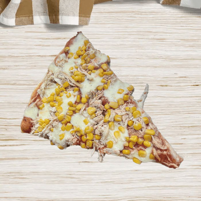 Porción de Pizza Pollo y Maíz + Gaseosa 250ml
