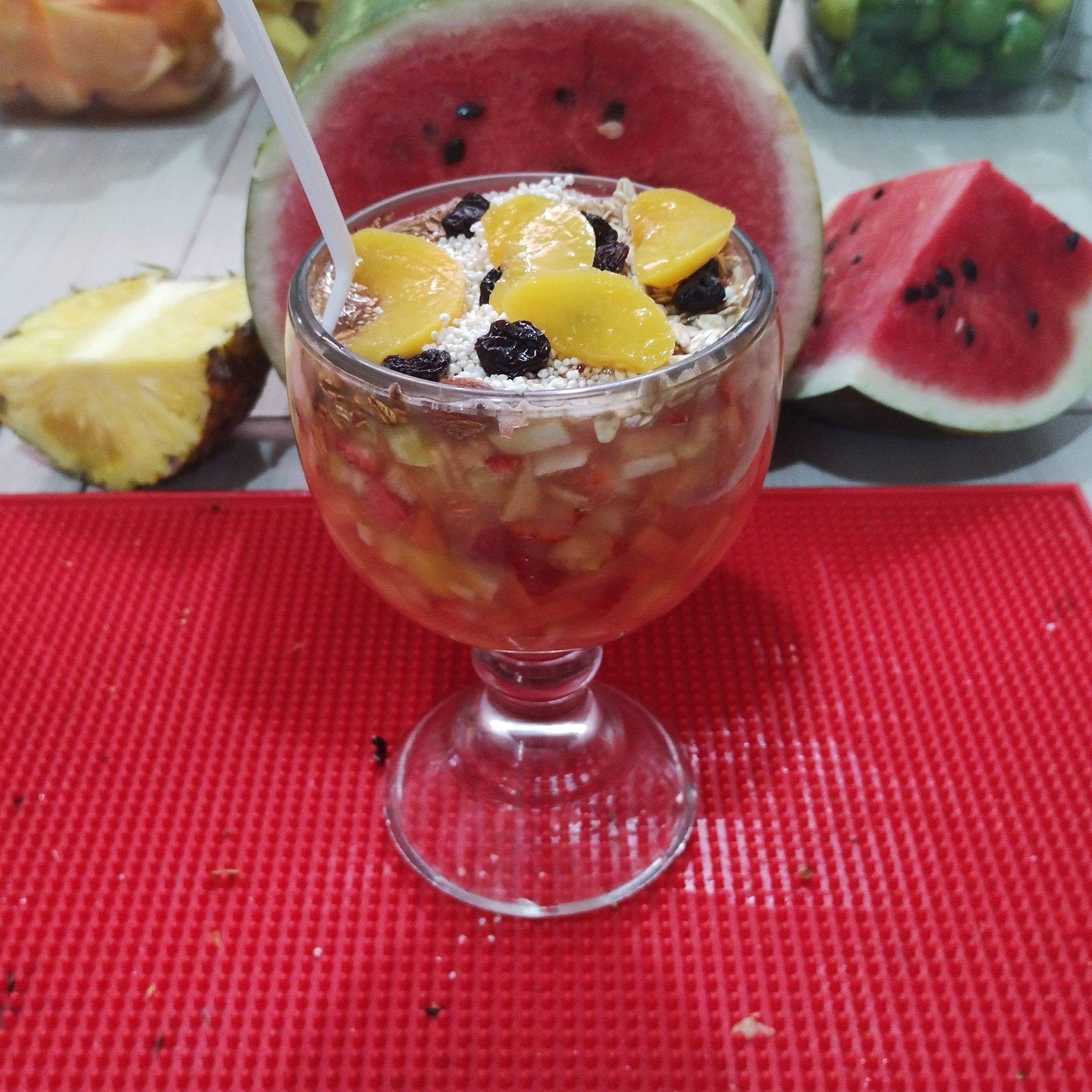 Escamocha con Jugo Chica.
