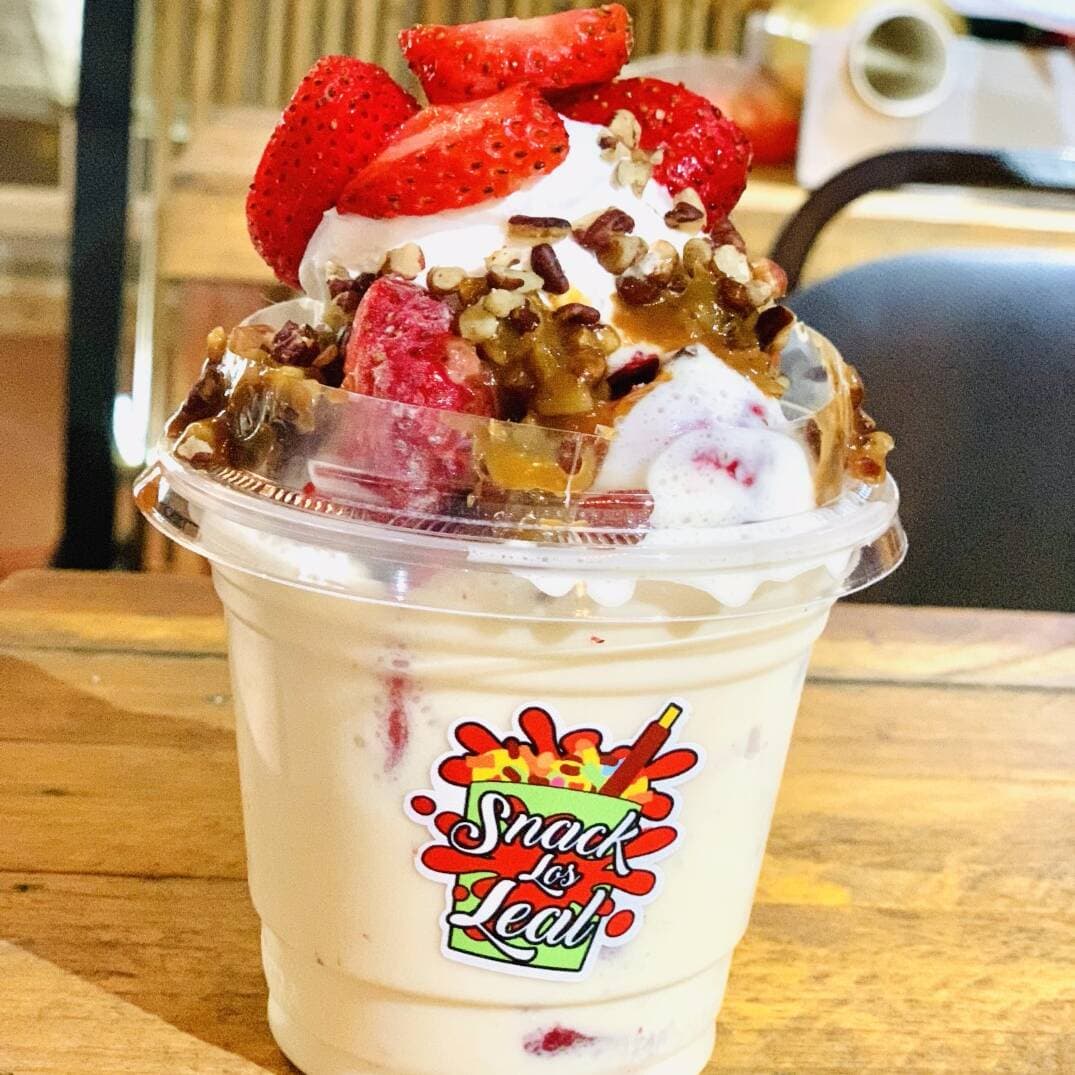 Fresas con crema